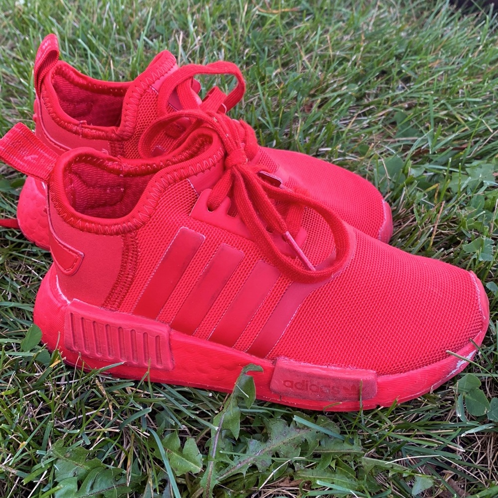 Adidas NMD Red Shoes - Size 11 K